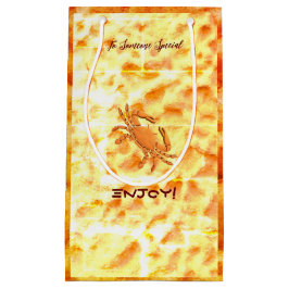 Sacola Para Presentes Pequena Cancer caranguejo