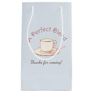 Sacola Para Presentes Pequena Capa Elegante para Xícara de Café Creme para Brunc
