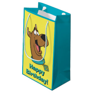 Sacola Para Presentes Pequena Cara feliz de Scooby-Doo