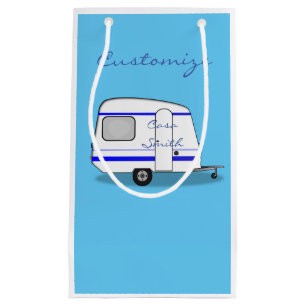Sacola Para Presentes Pequena Caravana aciganada Thunder_Cove do reboque