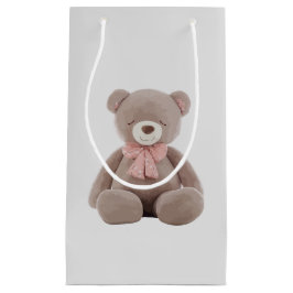 Sacola Para Presentes Pequena Cartografia Rosa Urso