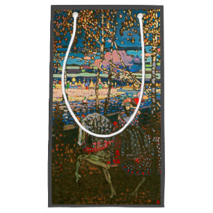 Sacola Para Presentes Pequena Casal de Abstrato de Kandinski