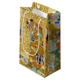 Sacola Para Presentes Pequena Casal Gustav Klimt Fulfillment Nouveau