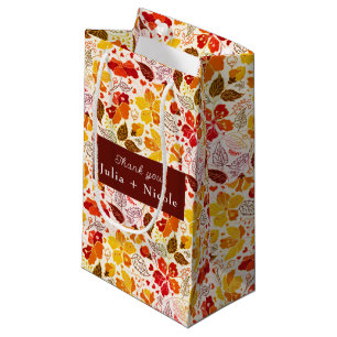 Sacola Para Presentes Pequena Casamento de Florais Tropicais de Hibiscus Tropica