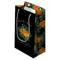 Casamento Floral Laranja e Gótico Negra