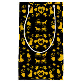 Sacola Para Presentes Pequena Casamento Romântico De Cavalo E Carrinho