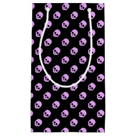 Sacola Para Presentes Pequena Cascas cor-de-rosa Gótico