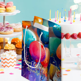 Sacola Para Presentes Pequena Celebrar! Texto personalizado em qualquer ocasião