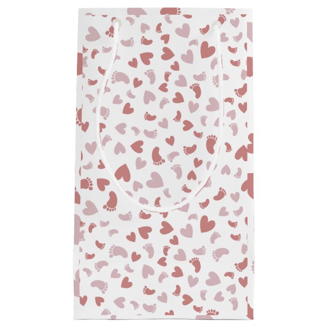 Sacola Para Presentes Pequena Chá de fraldas (Frente)