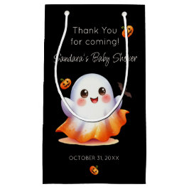 Sacola Para Presentes Pequena Chá de fraldas Fantasma Cute Boo