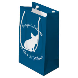 Sacola Para Presentes Pequena Chá de fraldas francês Buldogue francês Frenchy Fr