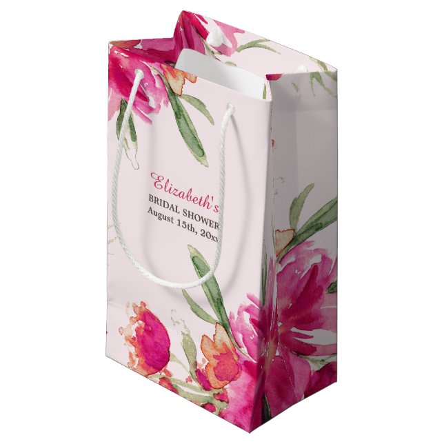 Sacola Para Presentes Pequena Chá de panela Obrigado Hostess Gift Bags (Frente inclinada)