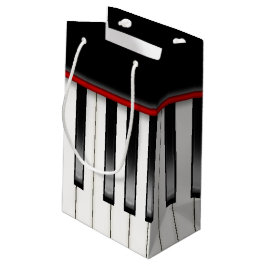 Sacola Para Presentes Pequena Chaves do Piano