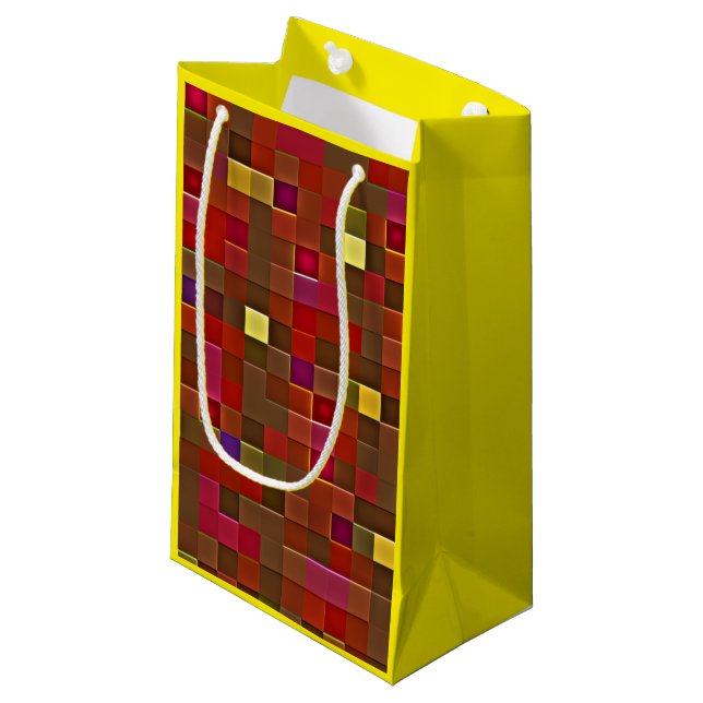 Sacola Para Presentes Pequena "Checkered Affair" (Small) Gift Bag (Frente inclinada)