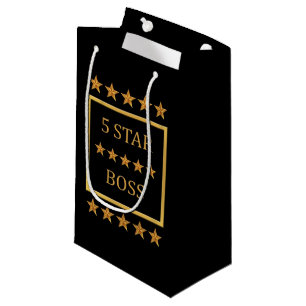 Sacola Para Presentes Pequena Chefe Dia Cinco Estrelas Chefe SGB