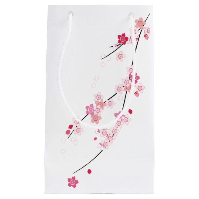 Sacola Para Presentes Pequena Cherry Blossoms Gift Bag (Frente)