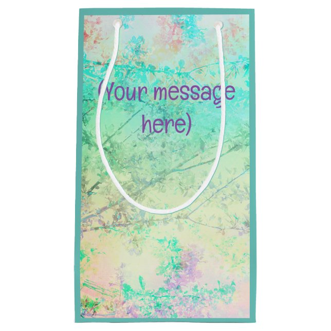 Sacola Para Presentes Pequena Cherry Blossoms Gift Bag (Frente)