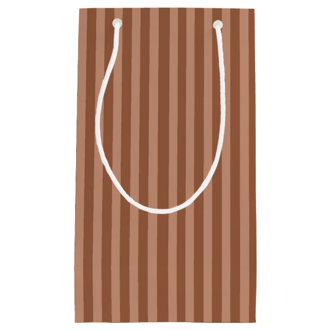 Sacola Para Presentes Pequena Choco Café Pequeno Saco para Presentes (Frente)