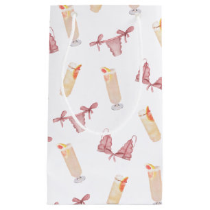 Sacola Para Presentes Pequena Chuva de Noiva Panties & Palomas Despedida de Solt