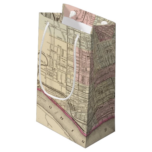 Sacola Para Presentes Pequena Cincinnati 2 (Verso inclinado)