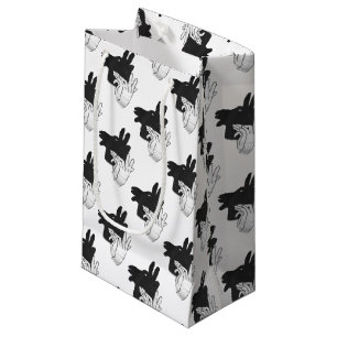 Sacola Para Presentes Pequena Cinza Hand Silhouette Billy Goat
