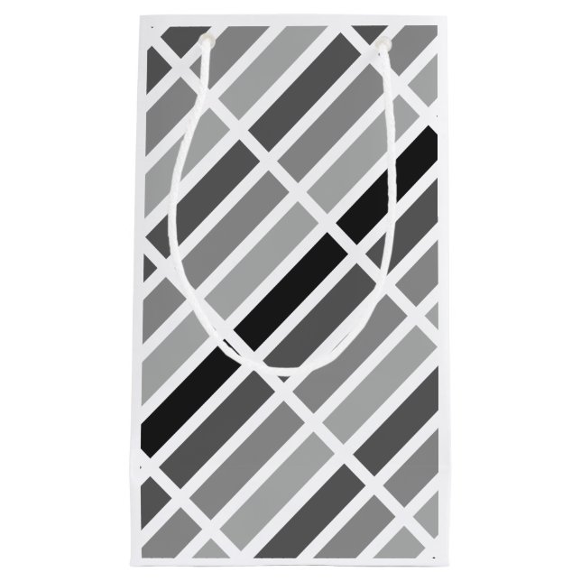 Sacola Para Presentes Pequena Cinzas de Prata (Frente)