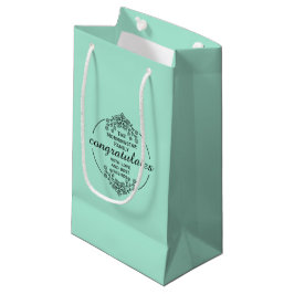 Sacola Para Presentes Pequena Círculo de Selos - SEU TEXTO & IDEIA - FLORES 9