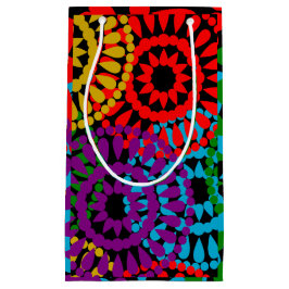 Sacola Para Presentes Pequena Círculos grandes