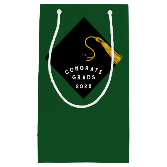 Sacola Para Presentes Pequena Classe de Graduação de 2025 Small Gift Bag (Frente)