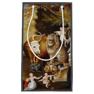 Sacola Para Presentes Pequena Clássico de Incêndio Animal do Reino Unido