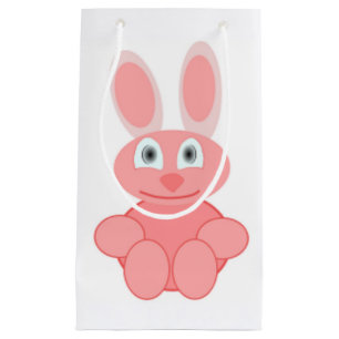 SACOLA PARA PRESENTES PEQUENA COELHO DO PINK BUNNY