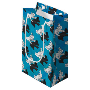 Sacola Para Presentes Pequena Coelho Sombra no Azul