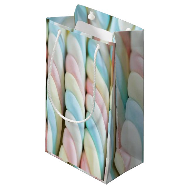 Sacola Para Presentes Pequena Colores de Pastel de Bag para Presente (Frente inclinada)