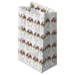 Sacola Para Presentes Pequena Compro Sundae Dessert Scoop do Sorvete de Hot Fudg