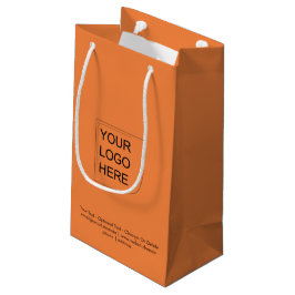 Sacola Para Presentes Pequena Cor de Tendência - Bolsa de Presente com Logo Pequ