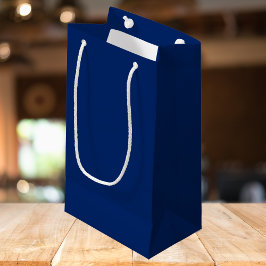 Sacola Para Presentes Pequena Cor Real Azul Sólido