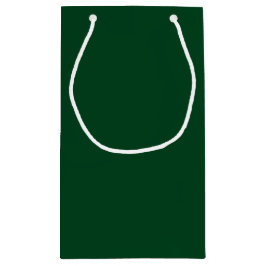 Sacola Para Presentes Pequena Cor Sólida Verde