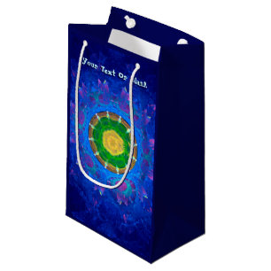 Sacola Para Presentes Pequena Corante azul-verde