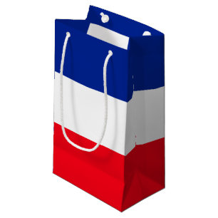 Sacola Para Presentes Pequena Cores Patrióticas da Bandeira Francesa Viagem Inte