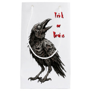 Sacola Para Presentes Pequena Coroa Zombificada