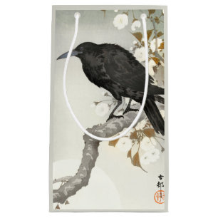 Sacola Para Presentes Pequena Corvo Koson Japonês Pássaro Corvo