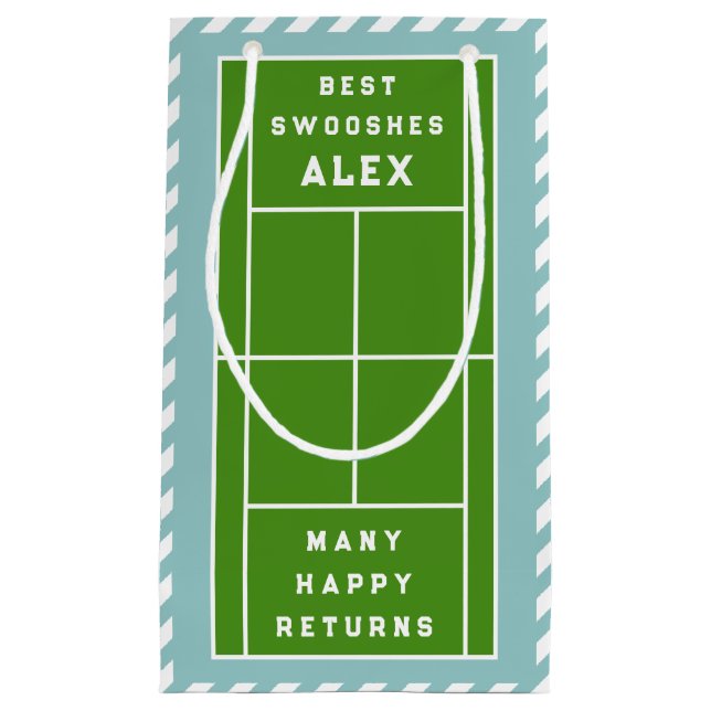 Sacola Para Presentes Pequena Creative Tênis Birthday (Frente)