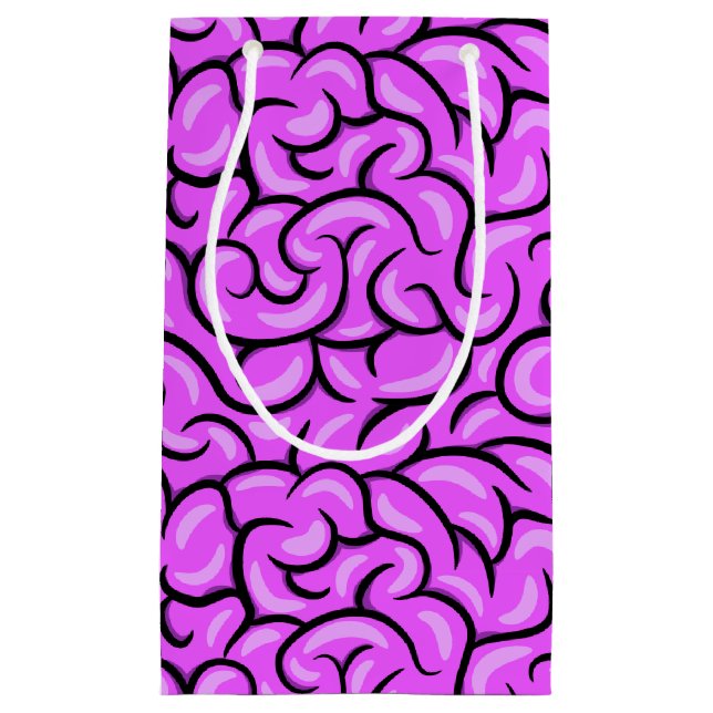 Sacola Para Presentes Pequena Creepy Brain (Frente)