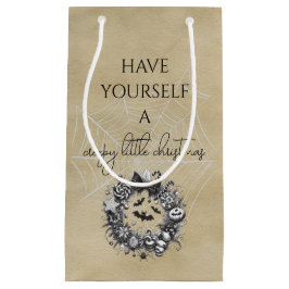 Sacola Para Presentes Pequena Creepy Wreath