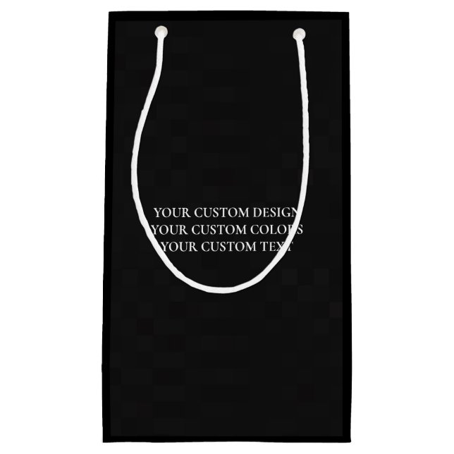 Sacola Para Presentes Pequena Crie seu próprio personalizado (Frente)