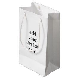 Sacola Para Presentes Pequena Crie seu próprio simples personalizado 5”x3”x8.5” 