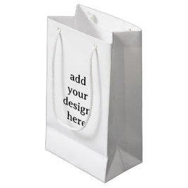 Sacola Para Presentes Pequena Crie seu próprio simples personalizado 5”x3”x8.5” 
