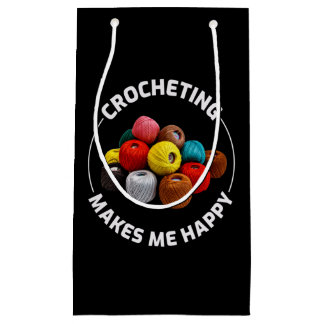 Sacola Para Presentes Pequena Crocheting Crochet Knitter Crochet Crocheter