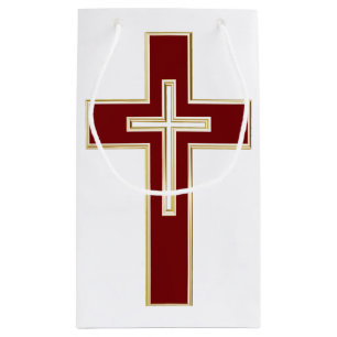 Sacola Para Presentes Pequena Cruz cristã
