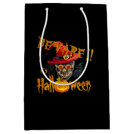 Sacola Para Presentes Pequena Cuidado É Halloween